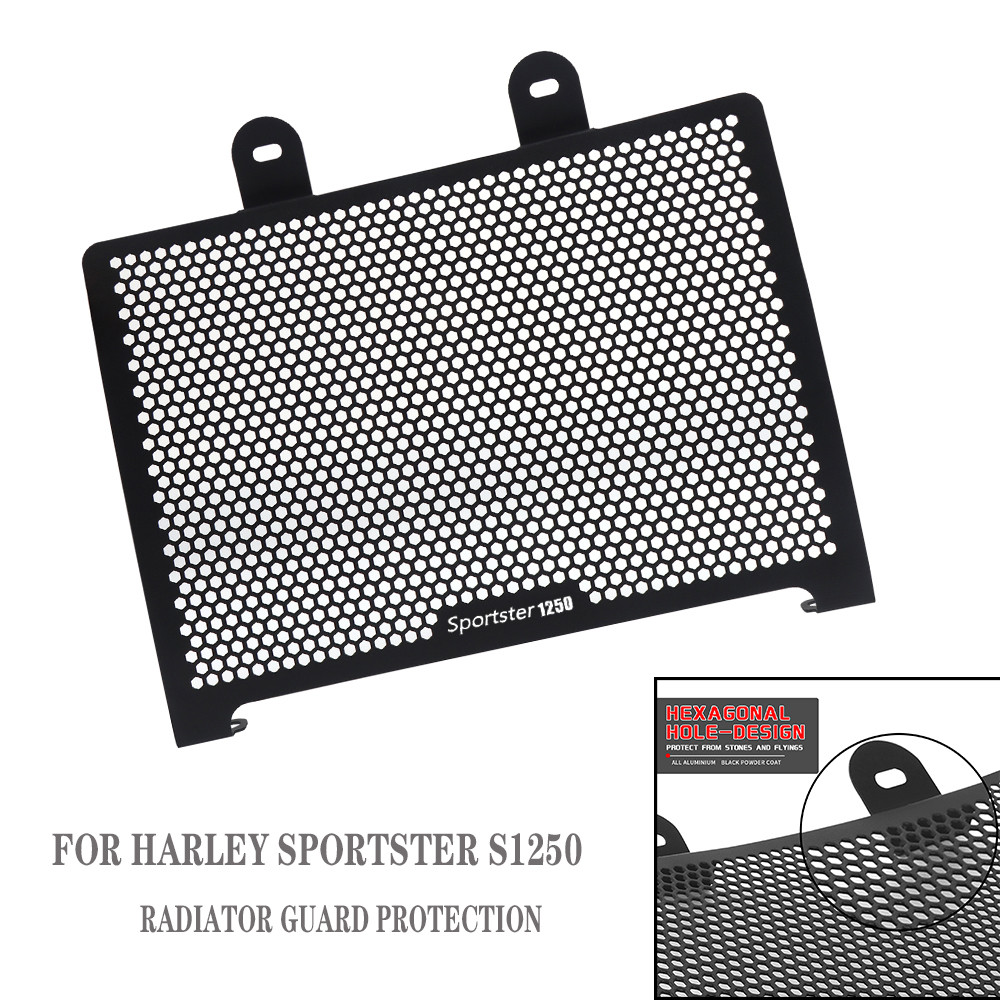 Lใช้งานร่วมกับHarley Sportster S 1250 RH1250 RH 1250 2020-2023 S1250 หม้อน้ํารถจักรยานยนต์Grille Gua