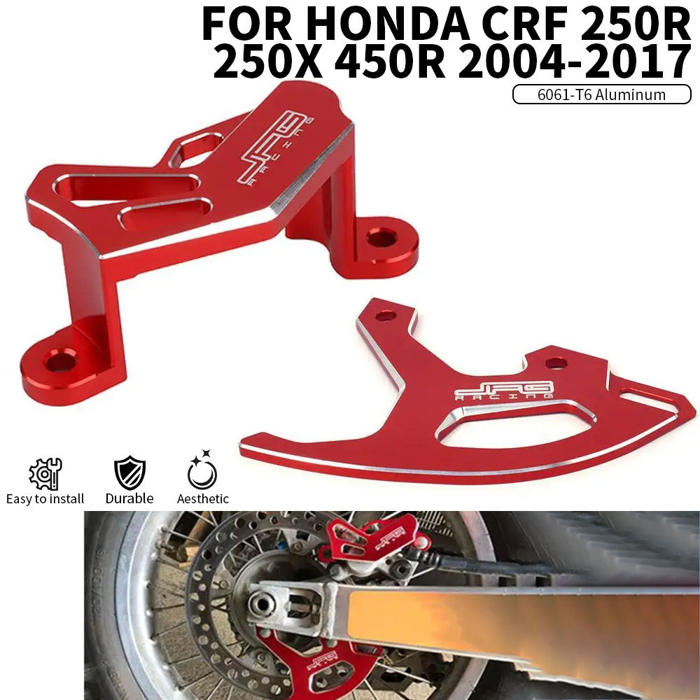 T-แผ่นกันกระแทกจานเบรกหลัง สำหรับ HONDA CRF 250R 250X 450R 450X CRF250R CRF450R CRF450RX CRF250X CRF