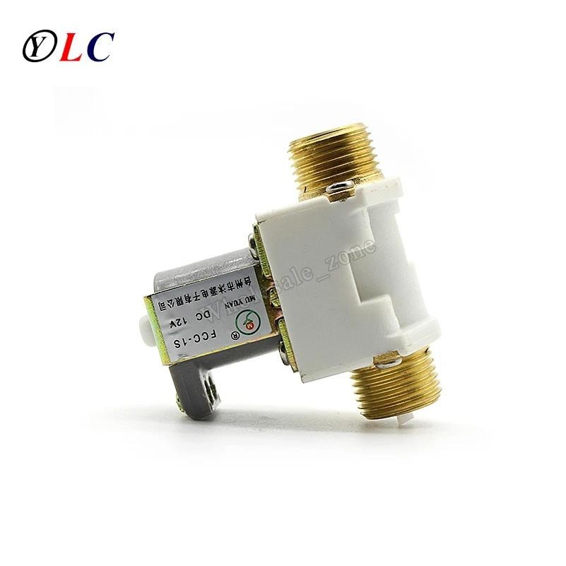 ใหม่ปกติเปิด 1/2 "DC 9V/12V /24V ไฟฟ้าโซลินอยด์วาล์ว N/O สวิทช์สําหรับความดันอากาศน้ํา 0.02 ~ 0.8Mpa