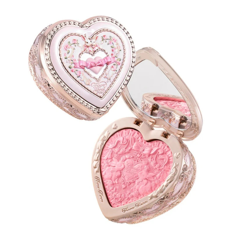 Flower Know Bunny Garden Embossed Blush Smooth Long-lasting All-Day Face Enhancing Makeup Blush Crea