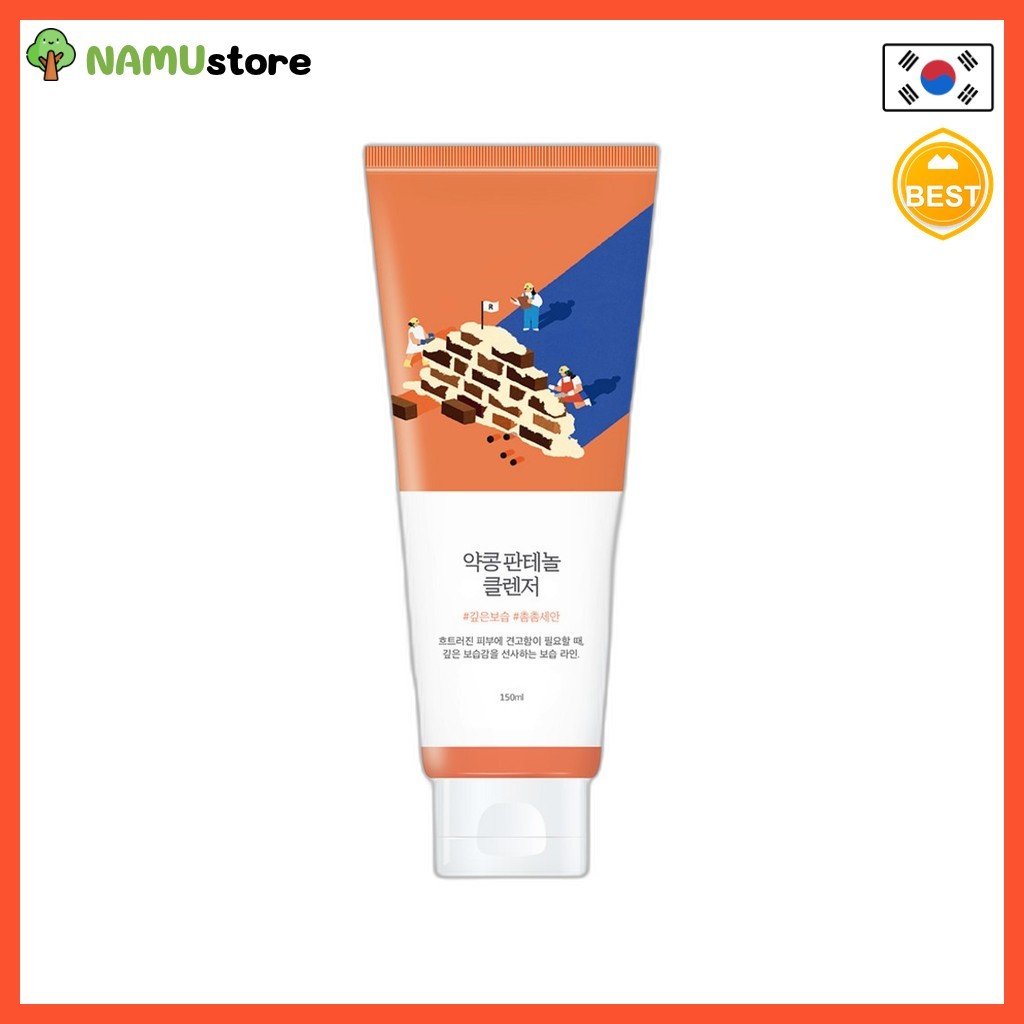 [roundlab] Black Soybean Panthhenol Cleanser, 150ml, 1pc / Korean Cleanser / Black Soybean Extract b