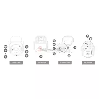 IPC-B7ED-5M0TEA-EU/FSP14 / MOU AOV PT กล้องวงจรปิด 5MP (Lens3.6mm) (รองรับ Sim 4G ,Wi-Fi)