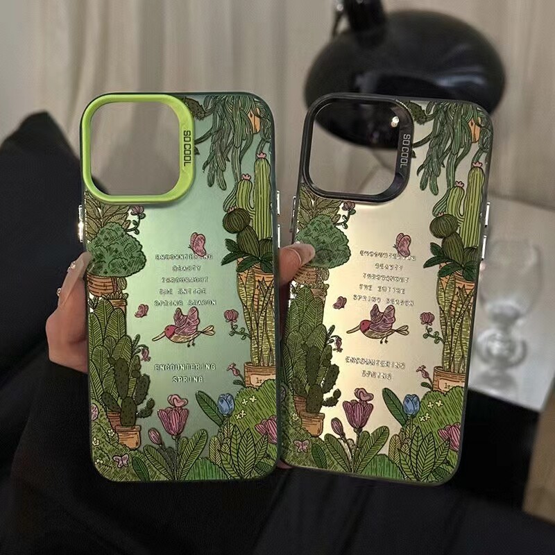 เคส infinix smart 8 เคสไอโฟน6splus Vivo Forest Series ผีเสื้อเคสโทรศัพท์ 12 ป่า 7 นก iQOO13 ฤดูใบไม้