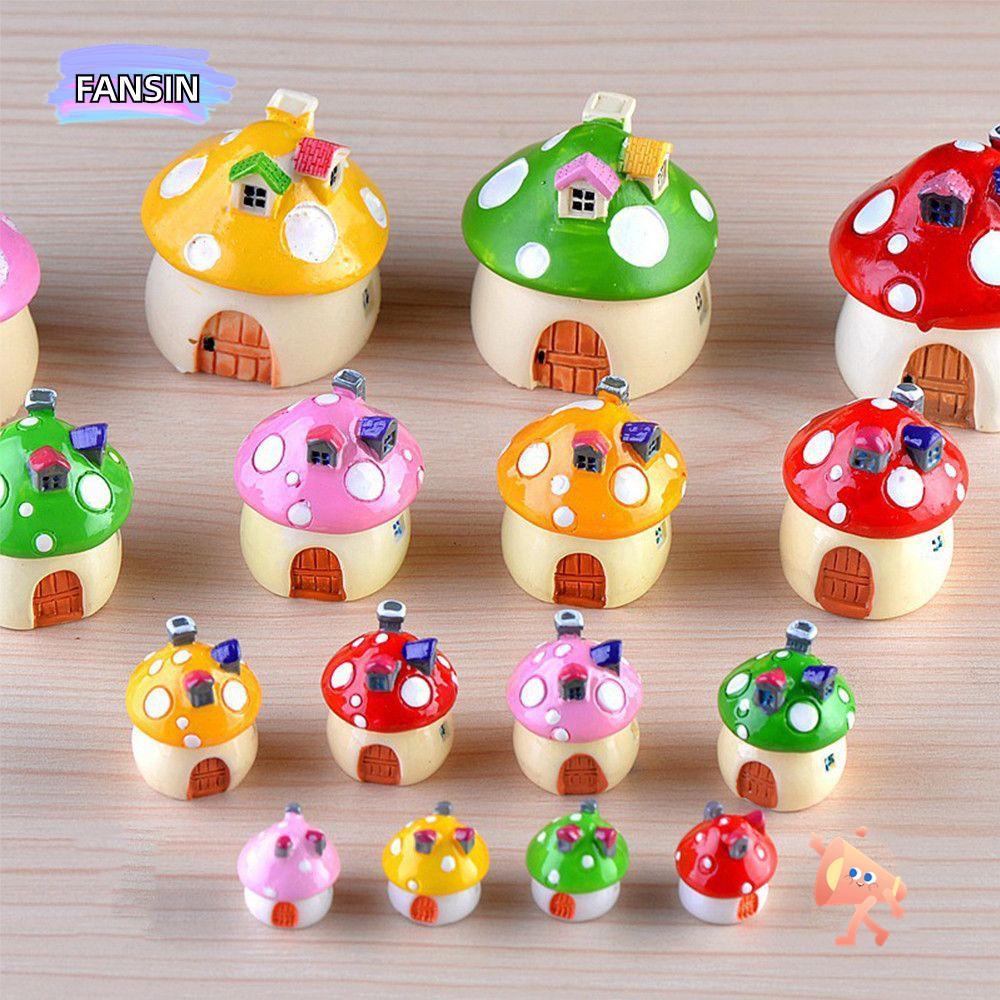 FANSIN Garden Accessories สีสัน Terrarium Fairy Craft ตกแต่ง