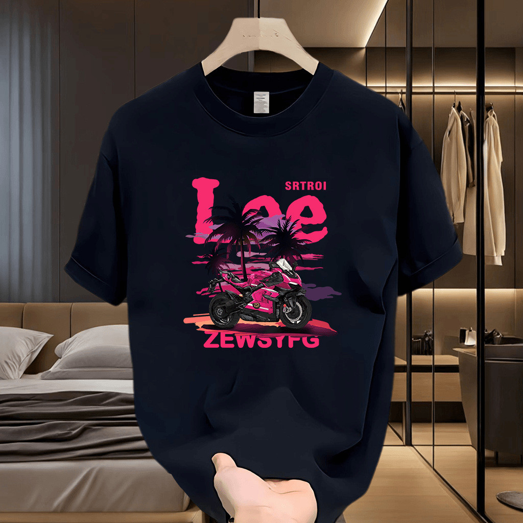 ลําลองแขนสั้นยี่ห้อ tw สไตล์ใหม่ขายร้อนเกาหลีผ้าฝ้ายแท้ชายเสื้ออินเทรนด์ Heavy 2026 เสื้อยืด t อินเท