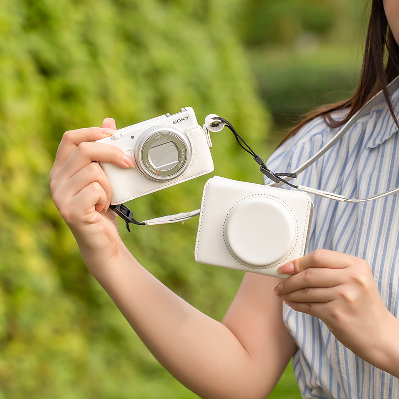 Sony ZV1M2 กระเป๋ากล้อง sony Micro เดี่ยว ZV1F เคสป้องกัน ZV1 รุ่นที่สองฐานซองหนังเชือกเส้นเล็กอุปกร