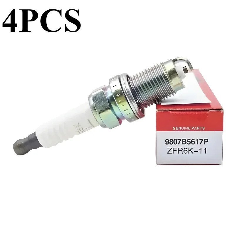 4PCS 9807B-5617P ZFR6K11 หัวเทียนอิริเดียมสําหรับ Honda Accord Civic CR-V FR-V 2.0/2.3/2.4L 9807B561