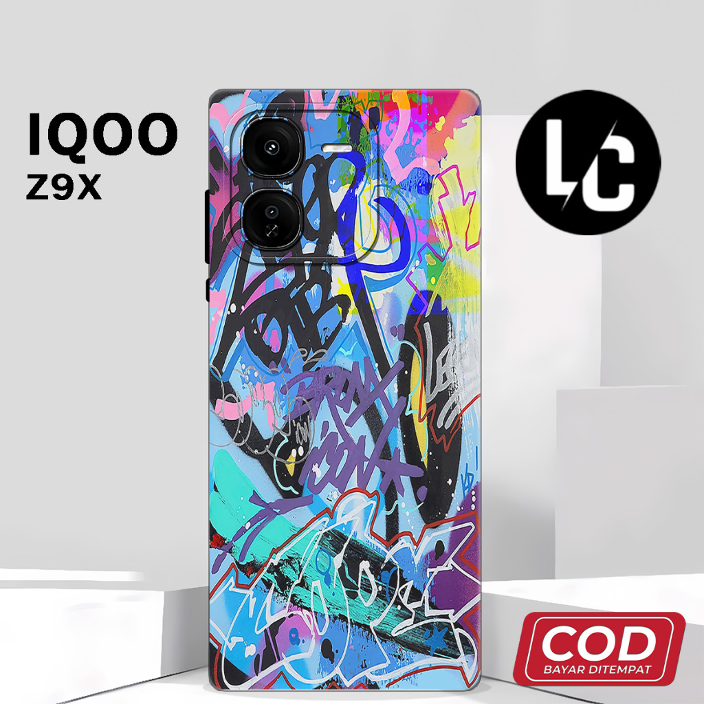 (AQ 12) ยางยืดหยุ่น Softcase สําหรับ vivo iQOO Z9x ซิลิโคน l Pro กล้อง l ปลอกล่าสุด l เคสสําหรับหญิง