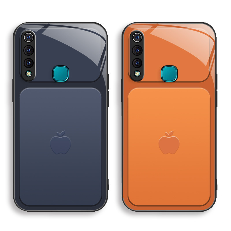 เข้ากันได้กับ [Vivo Z1 Pro 4g และ Vivo Z5x 4g] เคสโทรศัพท์กระจกซิลิโคน HD-Tech Minimalist ประณีต