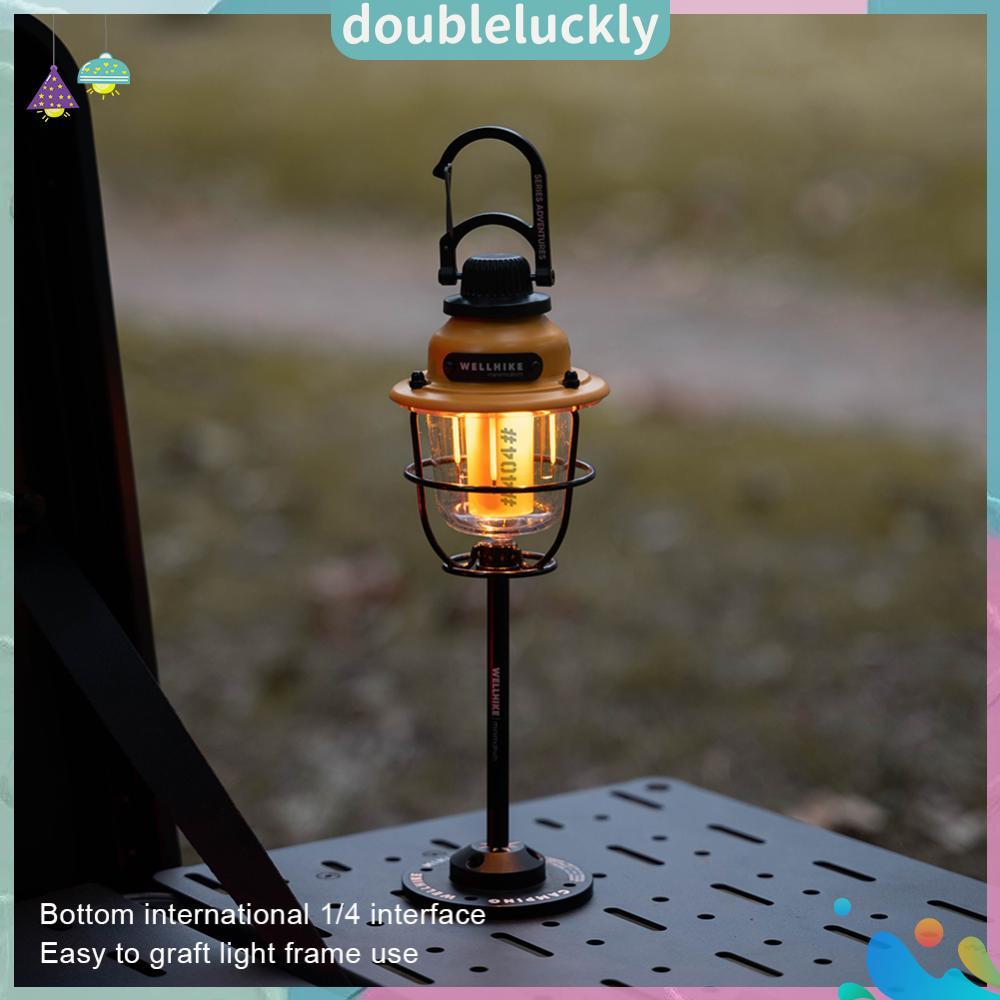 24ชม. โคมไฟเดินป่า LED Camping Type-C ชาร์จ 30h Max รูปที่ 5