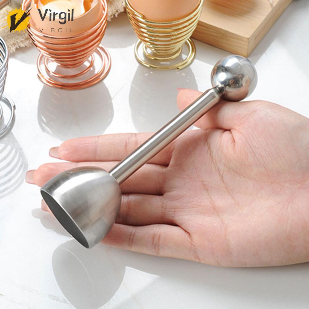 [Virgil.th] Egg Shell Opener Eggs Shell Removal Tool Stainless Steel Egg Topper Opener Egg Cracker T