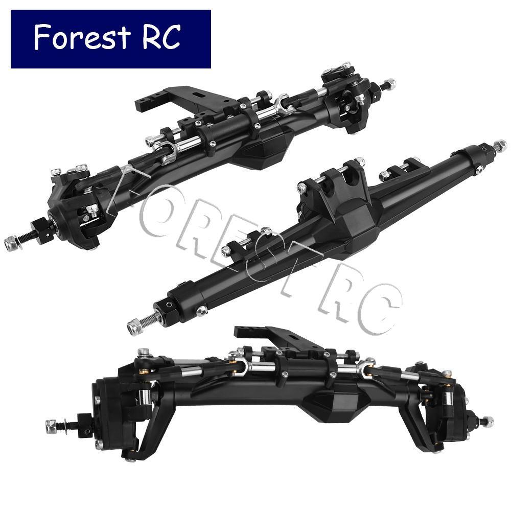 ไนลอนด้านหน้าและด้านหลัง Portal หรือเพลาตรงขนาดไฮดรอลิก Ram สําหรับ 1/10 RC Crawler Vanquish H10 Optic Capra UTB10 อัพเกรด