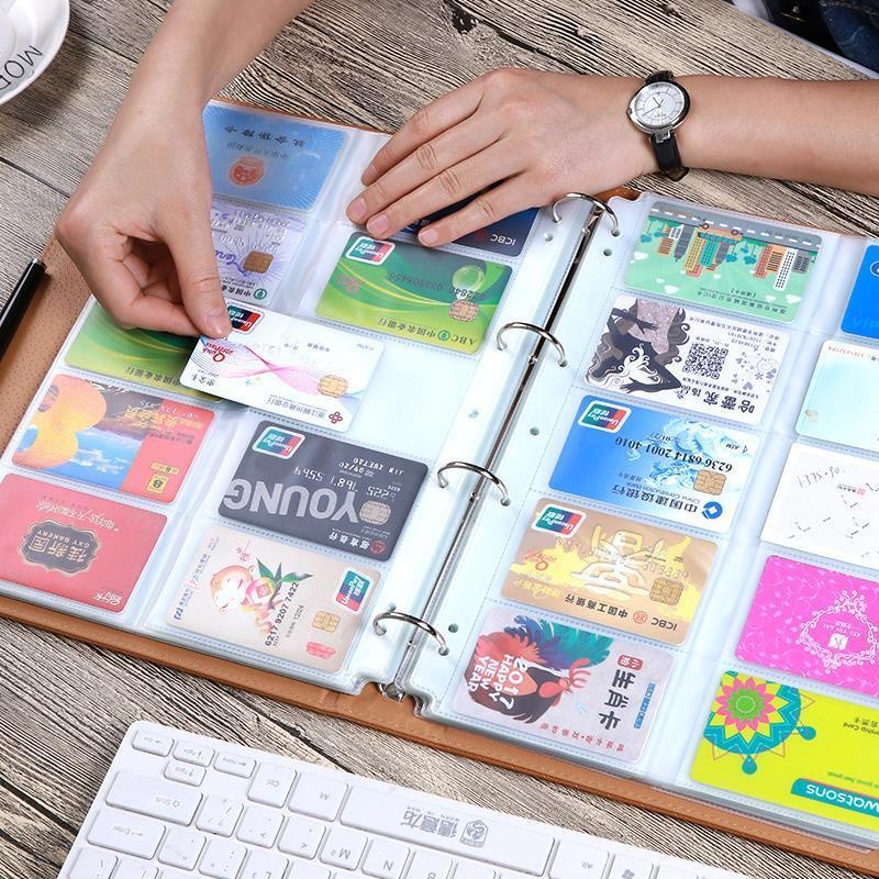 ✨✨EasyCard Holder ผู้ถือบัตรเครดิต Anti-theft Swip ID Holder [P1218] A4 Business Large Capacity Hold