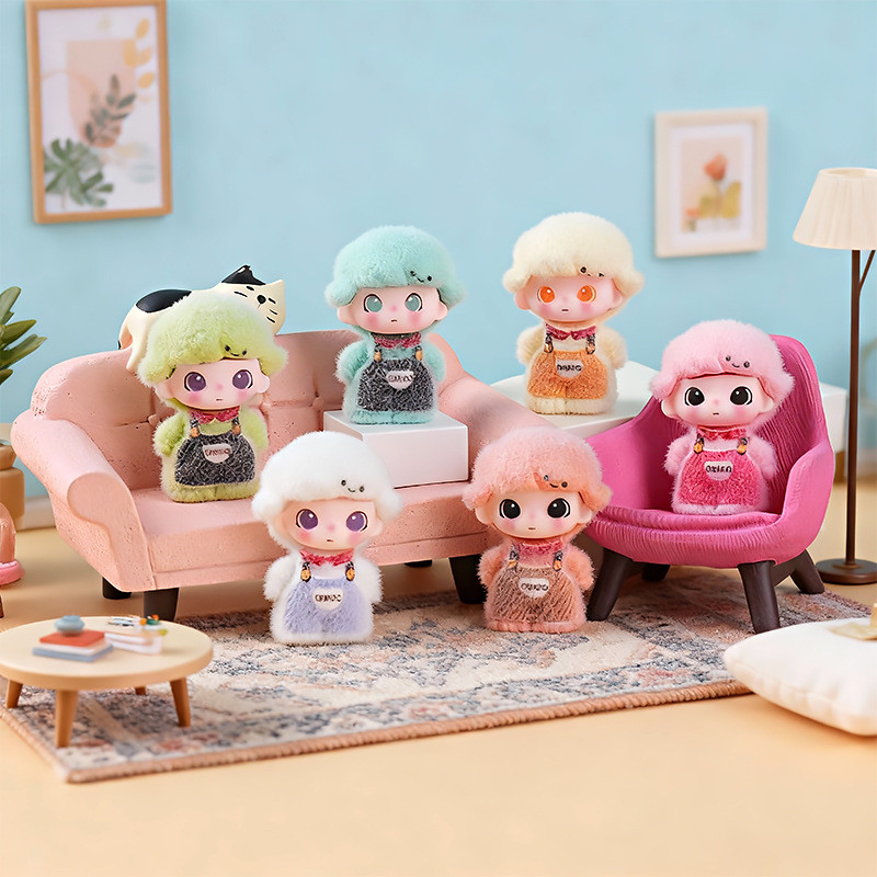 สินค้าใหม่ Flocking ยืน Overalls Momo น่ารักอนุภาค Handmade diy เครื่องประดับ Creative Gadget เรซิ่นเดสก์ท็อปเครื่องประดับ