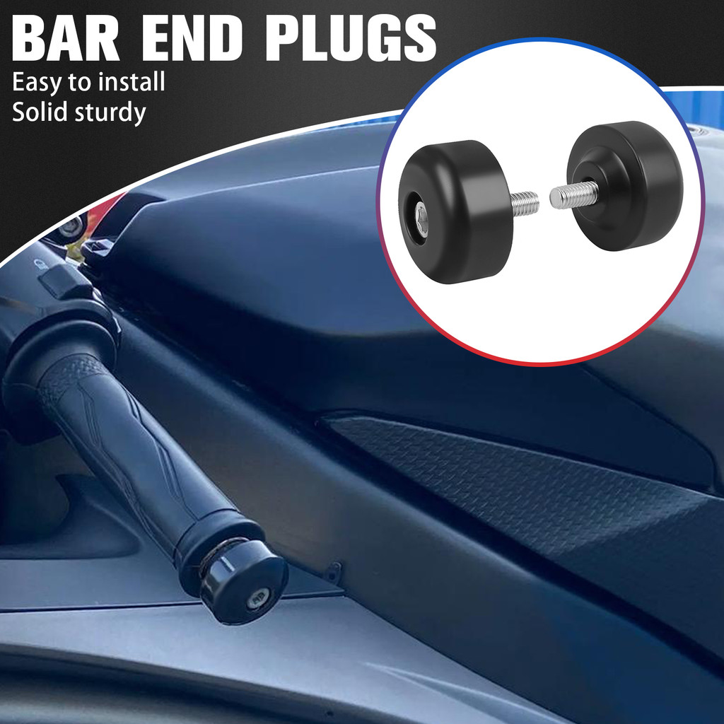 QI สําหรับ Yamaha YFZ-R6 2017-2025 YFZ-R1 2020-2025 รถจักรยานยนต์จับบาร์ Handlebars Grips ปลั๊ก End 