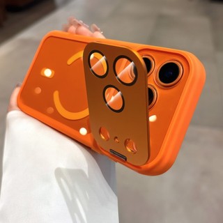 เคสแม่เหล็กปุ่ม AI หรูหราสําหรับ ไอโฟน 17 มือโปร 16 บวก 15 14 13 มือโปร สูงสุด ขาตั้งเลนส์โลหะฝาครอบกันกระแทก