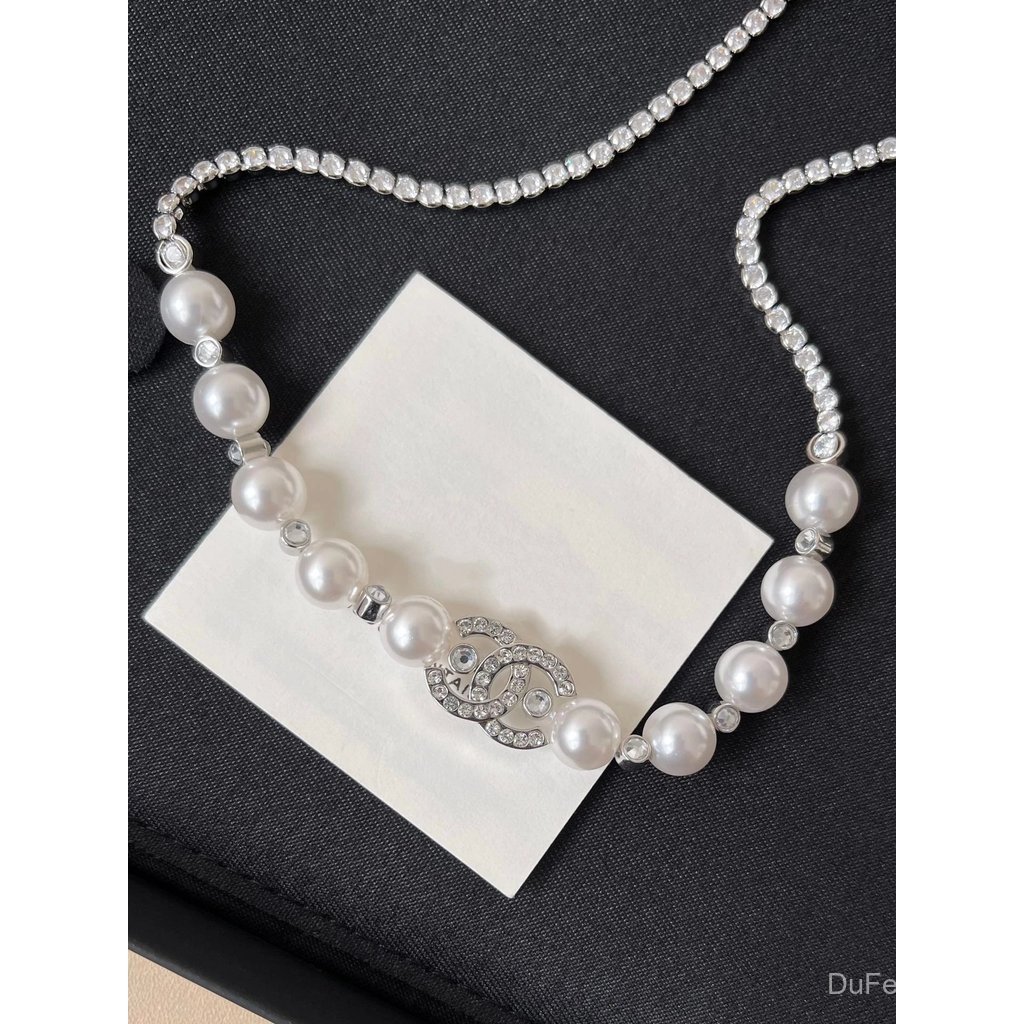 สร้อยคอมุก Chanel สไตล์ใหม่ 25b