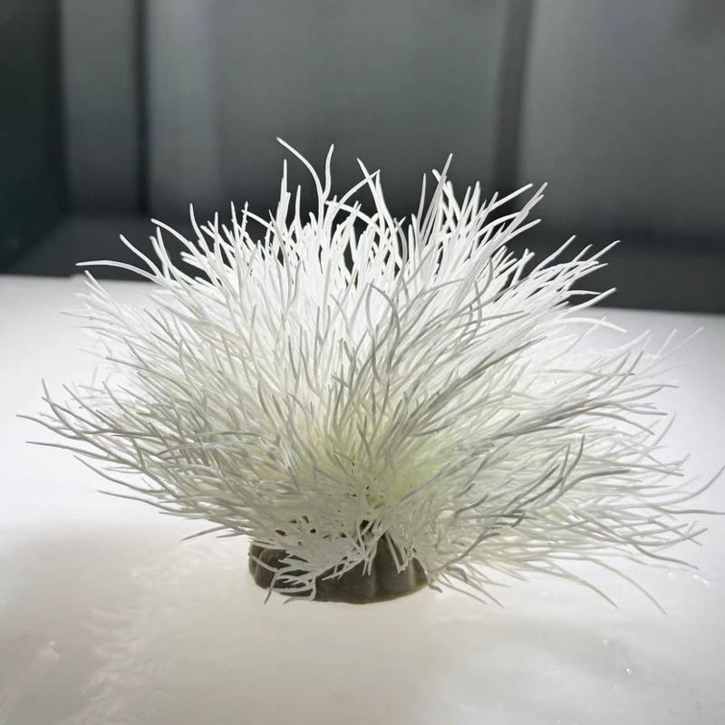 鱼缸造景装饰水族箱摆仿真水草直销布景水草白须珊瑚4.9Fish Tank Landscap Decoration, Aquarium Artificial Aquatic Plants, Direct