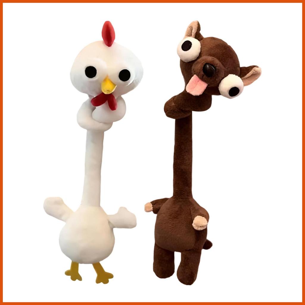 ตุ๊กตาสัตว์น่ารัก 40 ซม.Bendable คอยาวตุ๊กตาของเล่นสําหรับวันเกิด Party Home Nursery ห้องนอนก่อนวัยเ