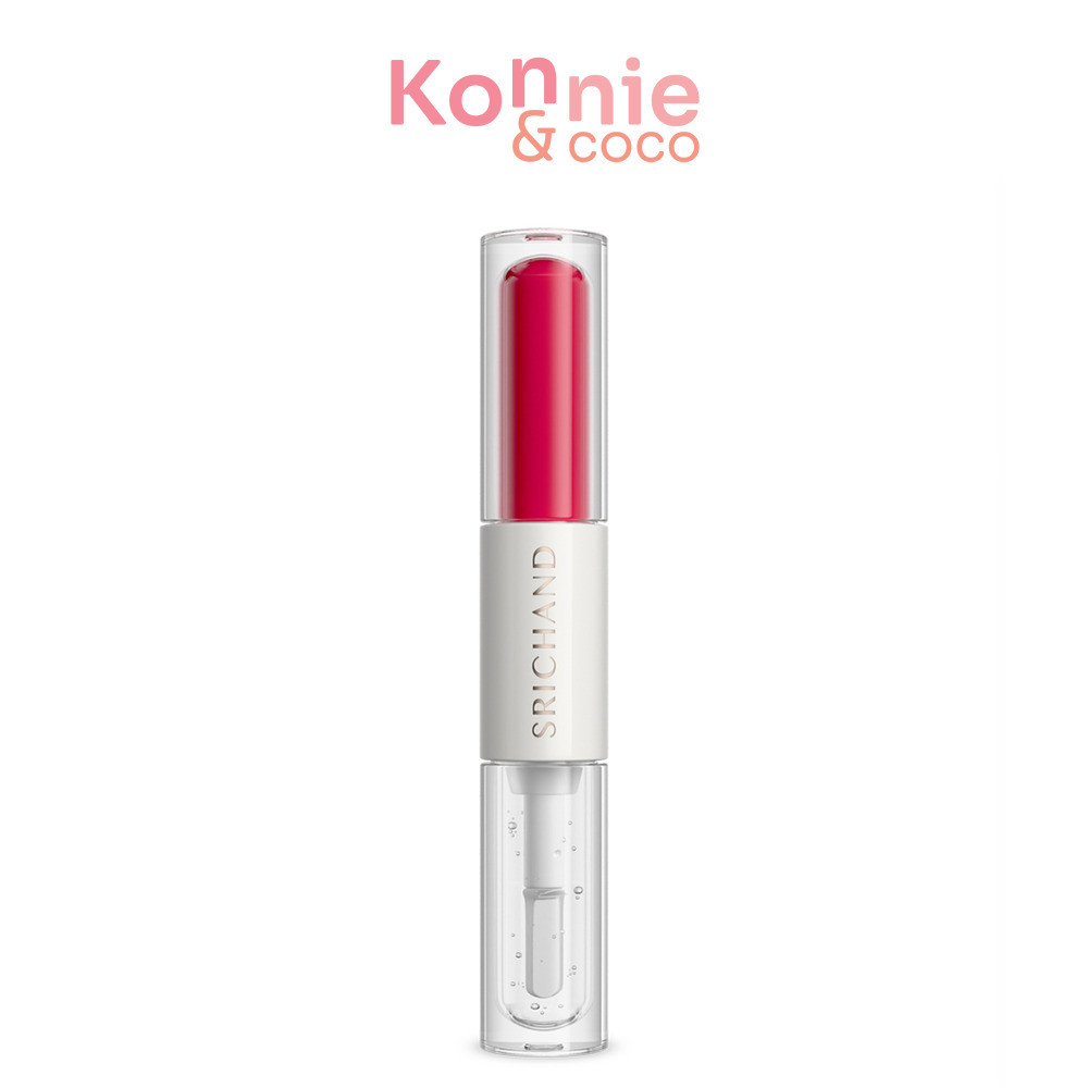 Srichand Juicy Syrup Duo Lasting Lip 2.6ml #03 Strawberry Mojito ศรีจันทร์ ลิปสติกดูโอ้ 2 in 1.