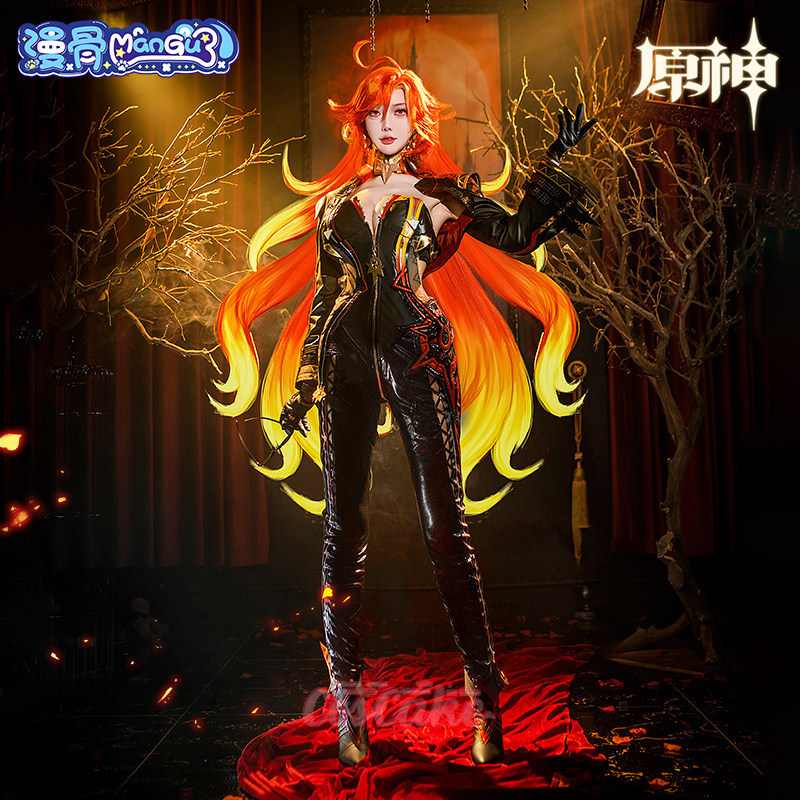 Mangu Genshin Impact คอสเพลย์เสื้อผ้า Mavuika