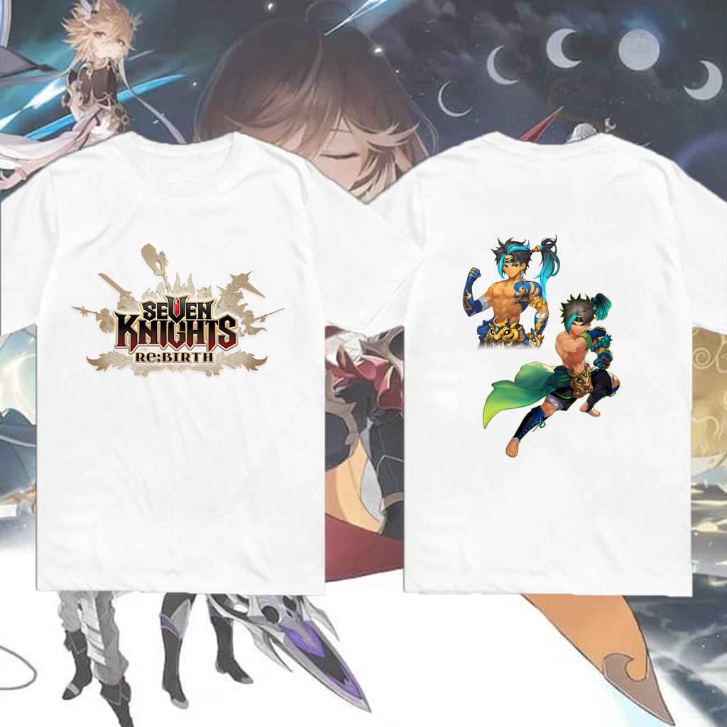 Seven Knights Re:BIRTH T-Shirt | Epic Fantasy Game Graphic | เสื้อยืดลายเกมแฟนตาซีสุดมันส์