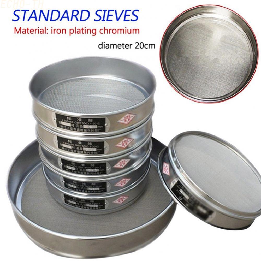 【ECHO】Versatile 304 Stainless Steel Mesh Sieve with 10 100 Mesh Aperture for Lab Tests【Echo-baby】