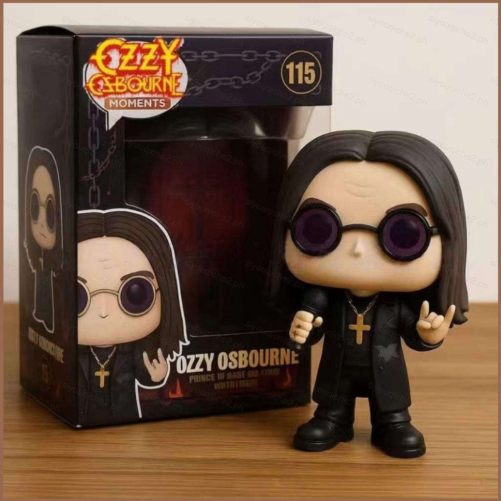 SY2 FUNKO POP Ozzy Osbourne Action Figure Whimsical เป็ดเครื่องประดับตกแต่งบ้านของขวัญสําหรับเด็กคอล