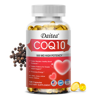 ผลิตภัณฑ์เสริมอาหาร Daitea Coenzyme Q10 - รักษาสุขภาพหลอดเลือด บรรเทาความเมื่อยล้า และเสริมภูมิคุ้มกัน