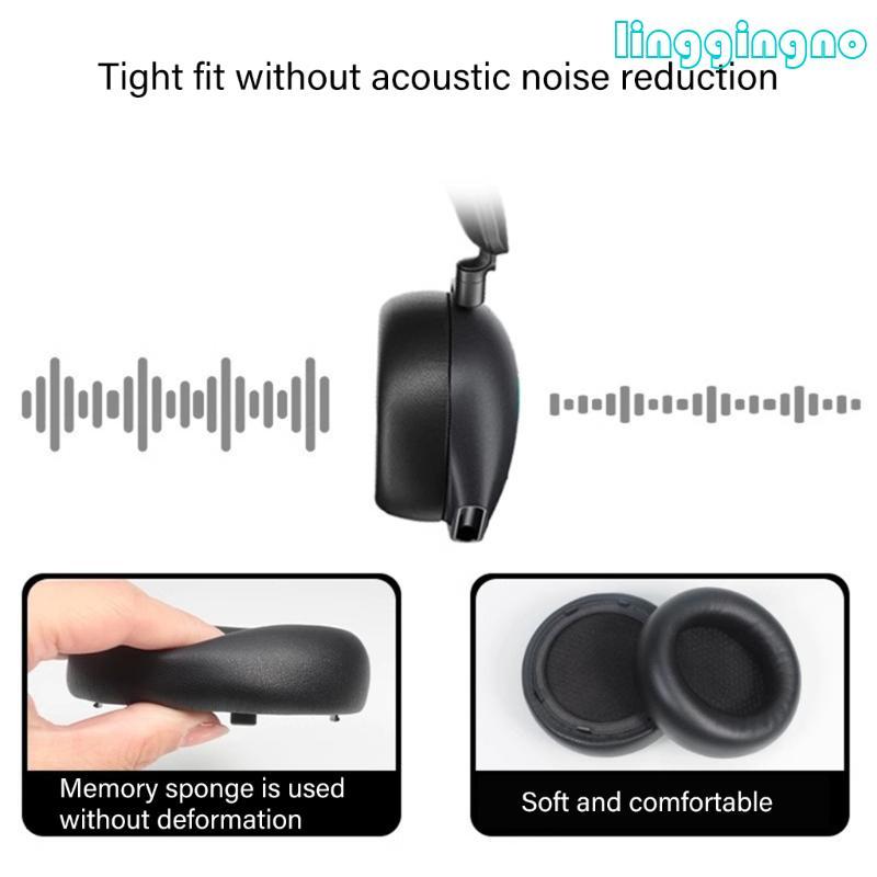 RR หนังโปรตีนแผ่นรองหูฟังสําหรับ AW920H ชุดหูฟัง Ear Cover