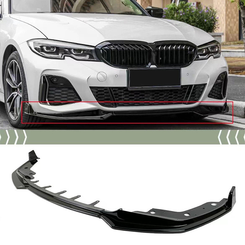 เหมาะสําหรับ BMW 3 Series G20G28 Early Stage 19-22 MP ด้านหน้าพลั่วด้านหน้า Lip การเจาะ-ฟรีชุดโดยรอบ