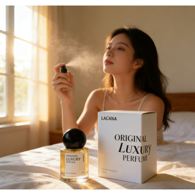 จัดส่งรวดเร็ว : น้ําหอม Fresh LACANA Vanilla กล่องซีล 30ml