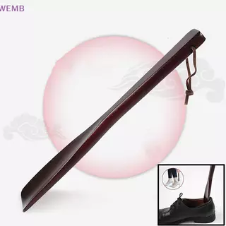 WEMB แตรรองเท้าไม้ยืดหยุ่นด้ามยาว Shoehorn อุปกรณ์ยกรองเท้าที่มีประโยชน์ ใหม่
