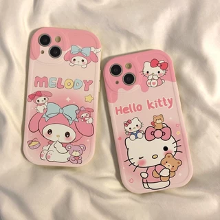 เคส Iphone 11 12 13 14 15 16 17 Pro Max IP X Xr Xs Max 7 8 6s Plus Bishōjo TK Cat เคสโทรศัพท์แบบนุ่ม 14 15 16 Plus Case