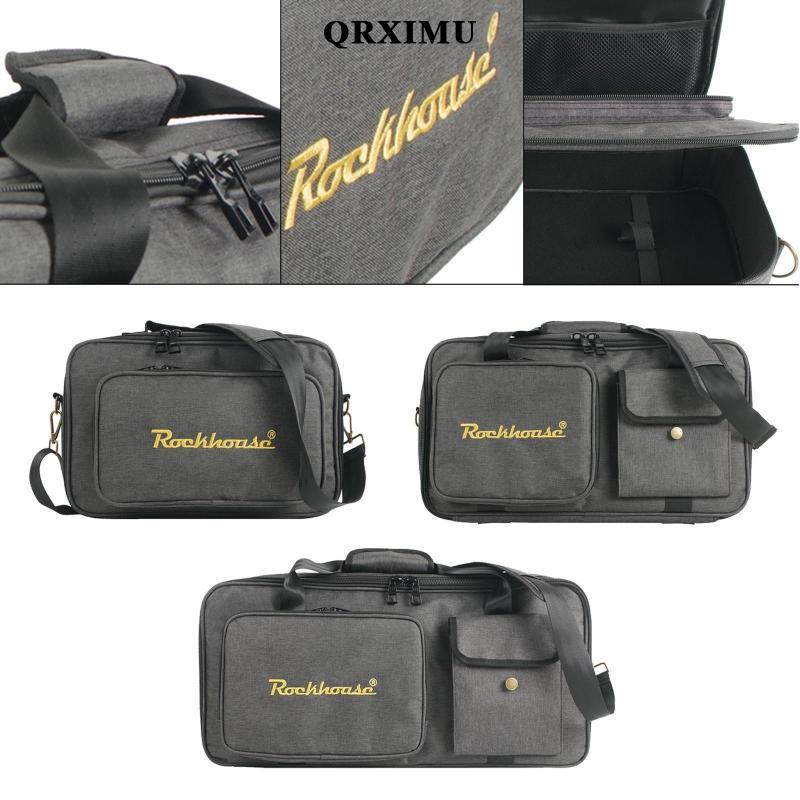Sharprepublic Multi-effects Pedal Board Carry Case โพลีเอสเตอร์ Flannel Storage Bag สําหรับกีตาร์และเบสชุดเหยียบ