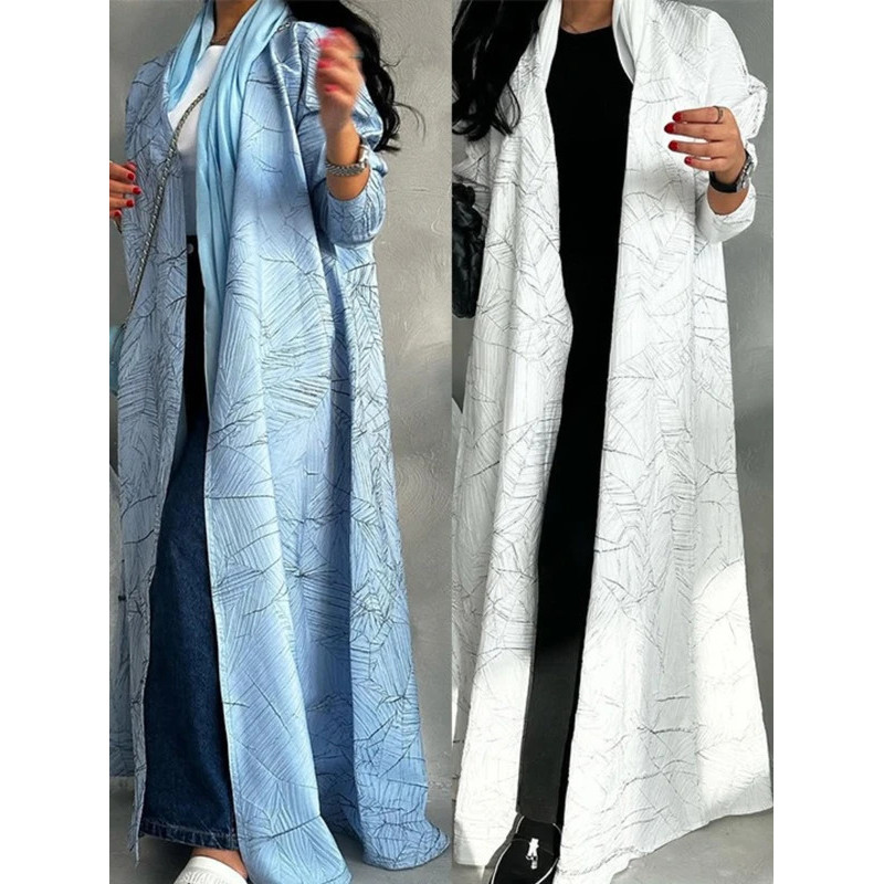 มุสลิม Abaya ผู้หญิงเจียมตัวชุด Jalabiya Cadigan Abayas Kaftan Islam โมร็อกโก Vestidos ยาว Robe Rama