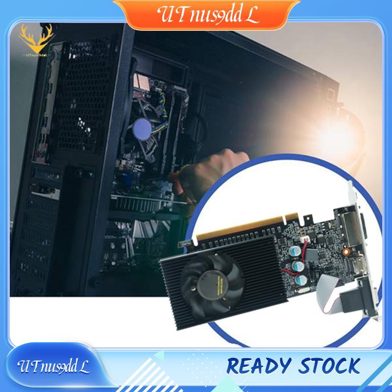 [UTnus9ddL] 1 ชิ้น GT730 2GB กราฟิกการ์ด GT730 DDR3 64Bit DDR3 กราฟิกการ์ดอลูมิเนียม + ABS GT 730 DD
