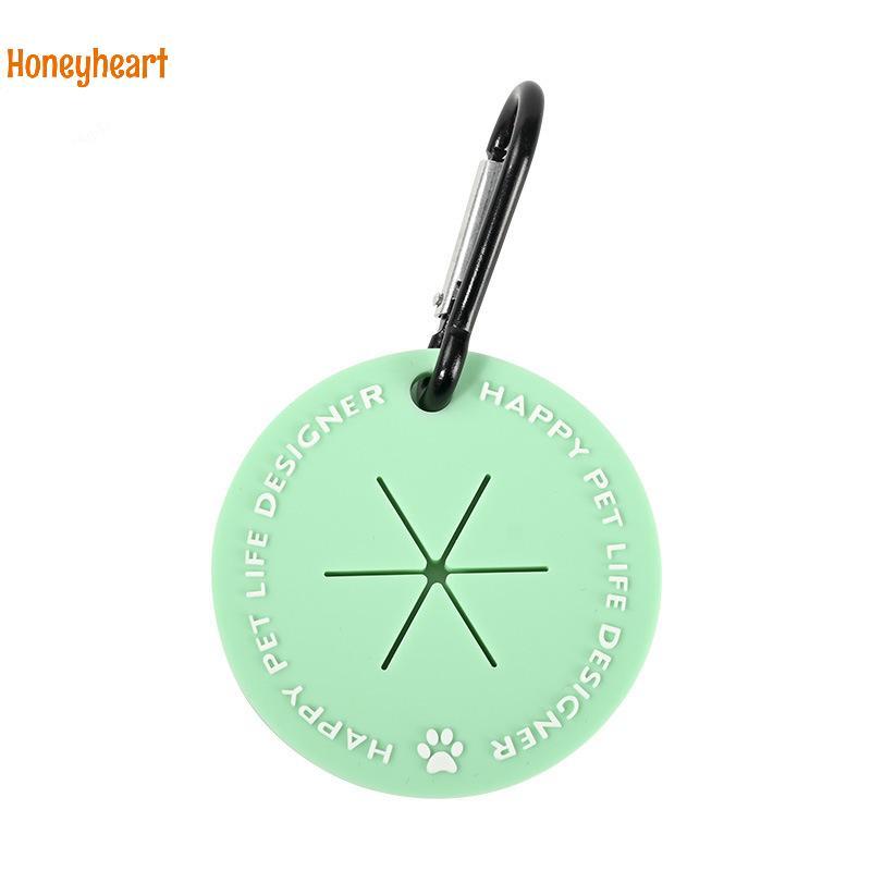 <Honeyheart> ที่วางกระเป๋ามูลสุนัขที่ใส่ถุงขยะพร้อมคลิปคาราบิเนอร์เครื่องจ่ายถุงขยะสัตว์เลี้ยงสําหรับอุปกรณ์เสริมเดินสุนัข - รูปที่ 6