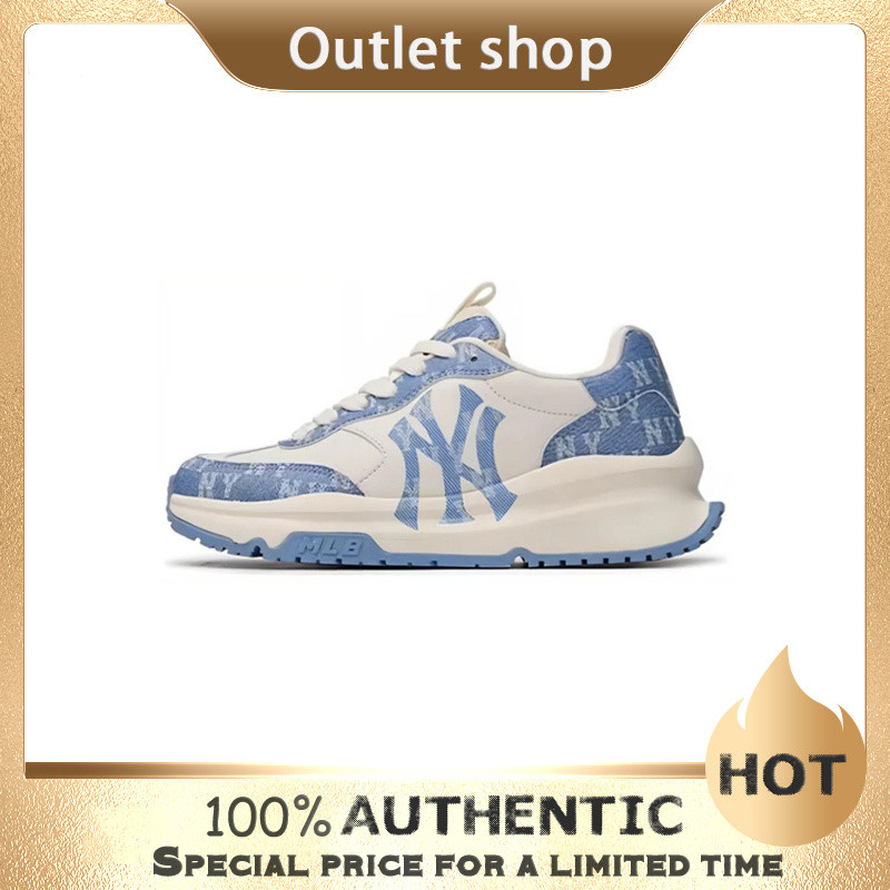 50% OFFMLB Chunky Runner " Blue "กีฬารองเท้าผ้าใบ 3ARNCRD4N - 50BLS Unisex แฟชั่นกีฬารองเท้ารองเท้าว