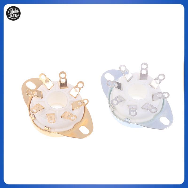 WL| 1 PC 8Pin GZC8-Y-6 Octal Tube Soet เซรามิคฐานวาล์ว Ja สําหรับ KT88/6550/EL34/6P6P/6V6/6N8P/6SN7 