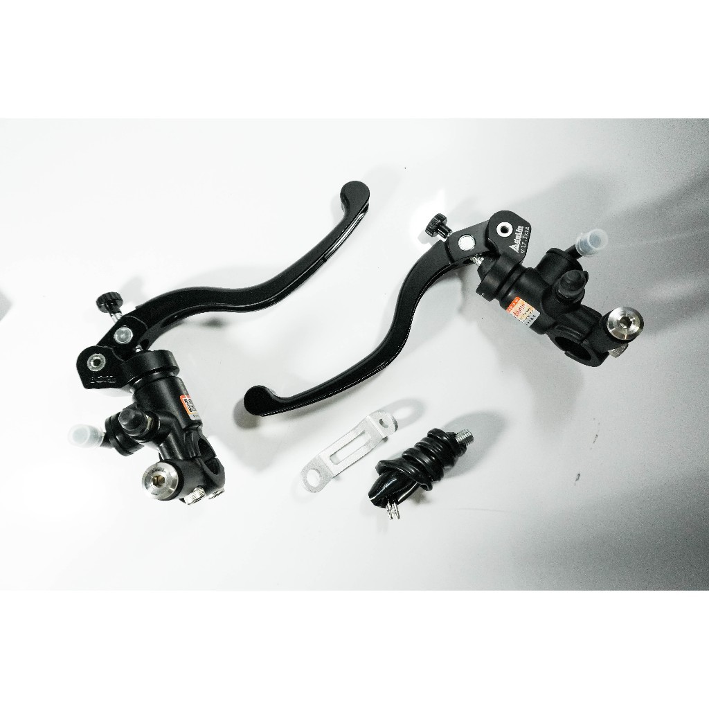 ปั้มบน Adelin กระทุ้ง ขวาและซ้าย R+L PX-01 PX1 PX01 ขนาดสูกสูบ 17.5 mm สีดำ กระทุ้ง C021510+C021511