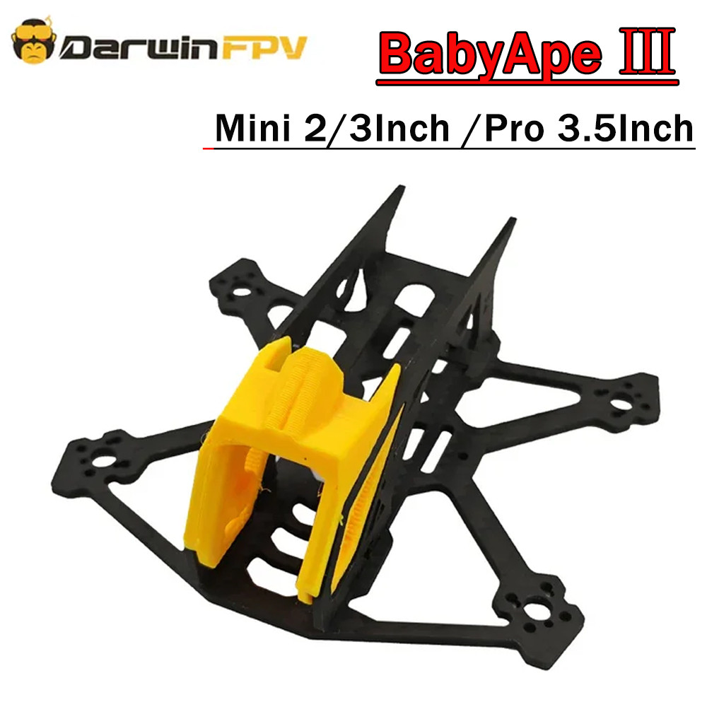 DarwinFPV BabyApe III Mini 2/3 นิ้ว / III Pro 3.5 นิ้ว Freestyle Frame Kit ติดตั้งได้ DJI O4 VTX /An