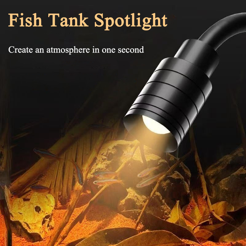 Aquarium Light Mini South American spotlights COB LED Create a Fish Tank Ecology of South America li