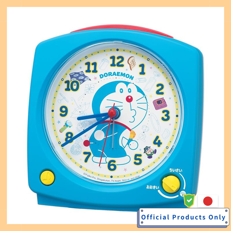 Seiko Clock Alarm Clock Talkative Alarm 183x200x132mm Doraemon JF383A