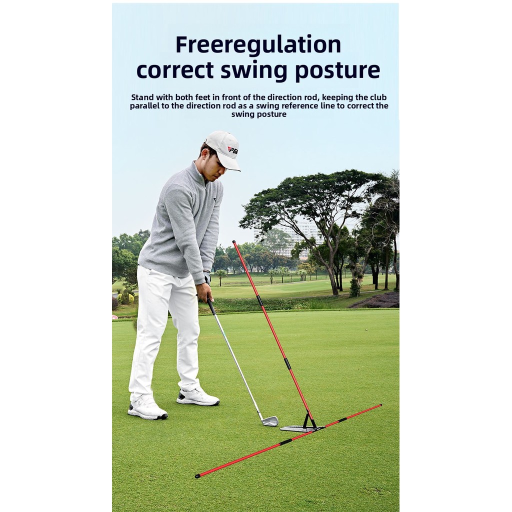 PGM ที่ฝึกสวิง golf swing trainer JZQ022|บ้าน/สนาม|ปรับมุมได้ |แก้ท่า เพิ่มเสถียรภาพ รับประกันของแท้ - รูปที่ 4