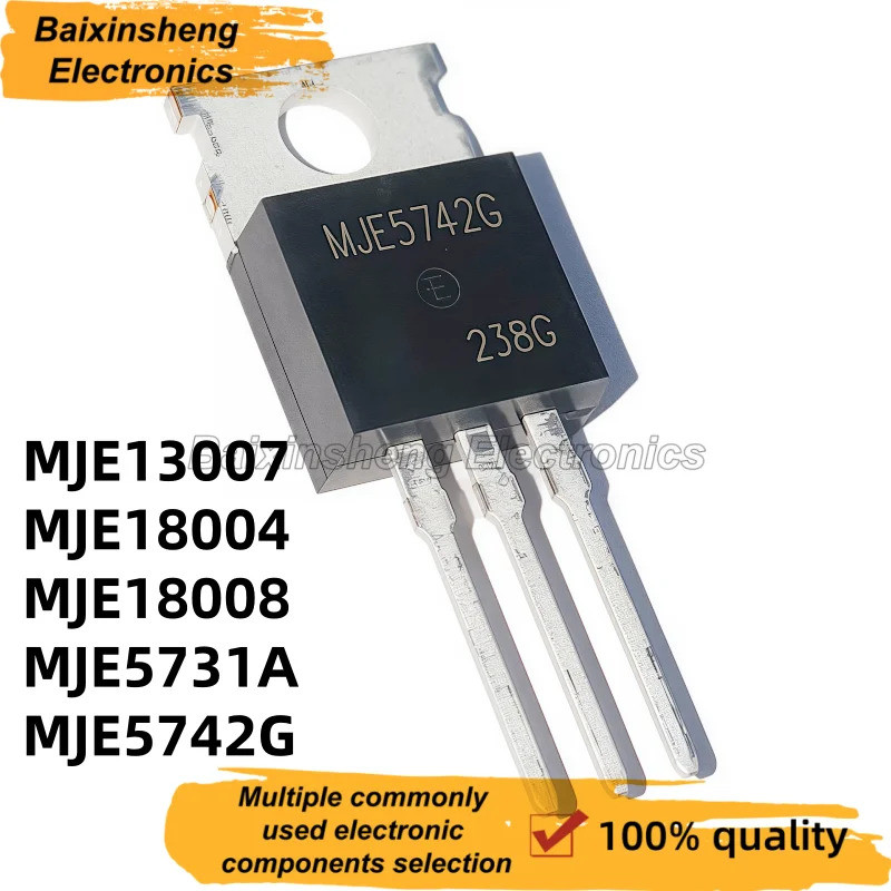5PCS MJE13007 MJE18004 MJE18008 MJE5731A MJE5742G TO-220 E13007 18004 18008 5731A 5742A Field Effect