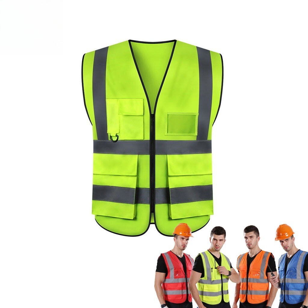 เสื้อกั๊กสะท้อนแสง เสื้อกั๊กเซฟตี้ Reflective Safety Vest เพิ่มความปลอดภัยในการทำงาน การออกแบบที่พิถีพิถัน