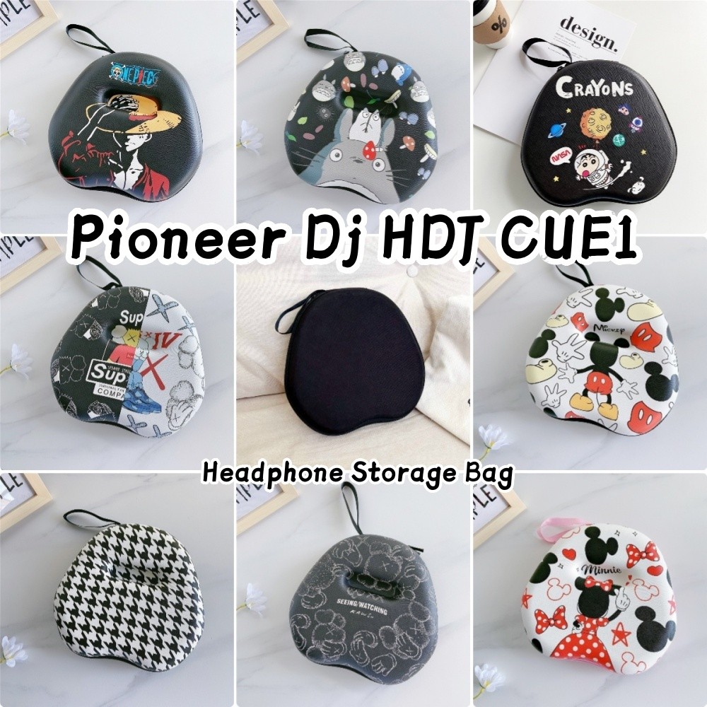 imamura สําหรับ Pioneer Dj HDJ CUE1 หูฟังกรณีอินเทรนด์การ์ตูนชุดหูฟัง Earpads กระเป๋าเก็บ EVA ปลอกกล