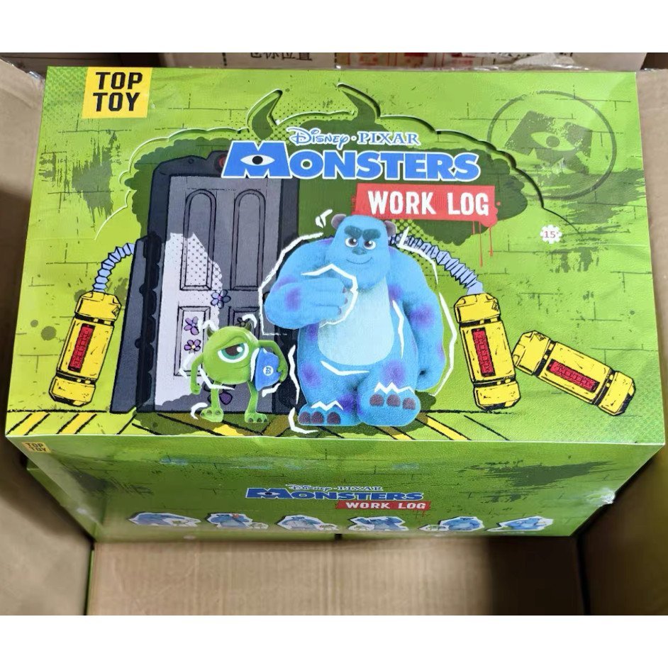 6pcs Disney Pixar Monsters, Inc. Work Log Blind Box TOP TOY Z0O3