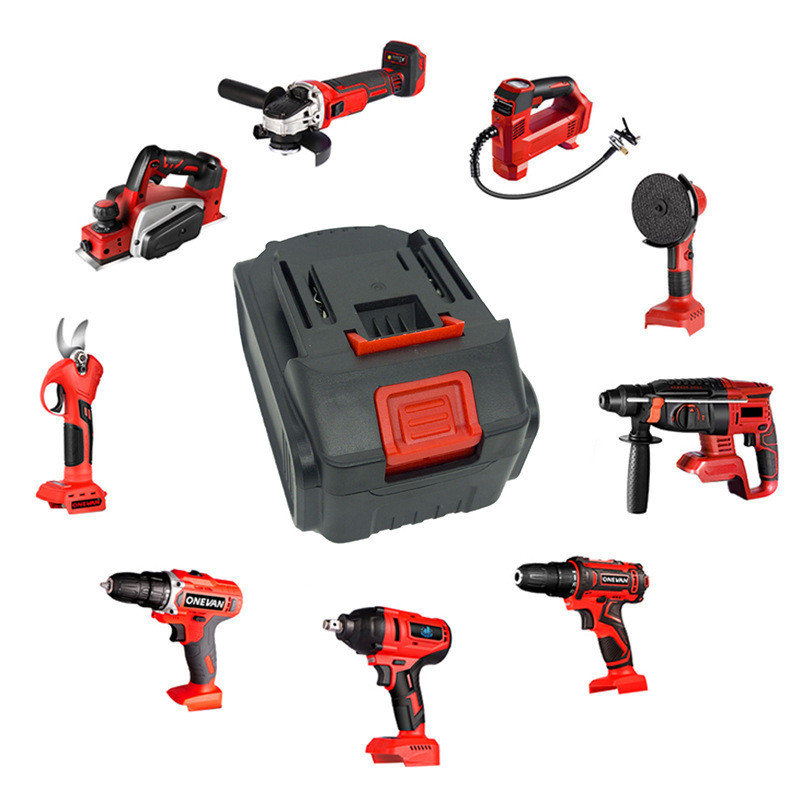 ขายดี!อะไหล่เครื่องมือไฟฟ้า Makita (牧田) แบตเตอรี่ลิเธียม 6.0Ah 18V สำหรับเครื่องตัดหญ้า เลื่อยยนต์ ส